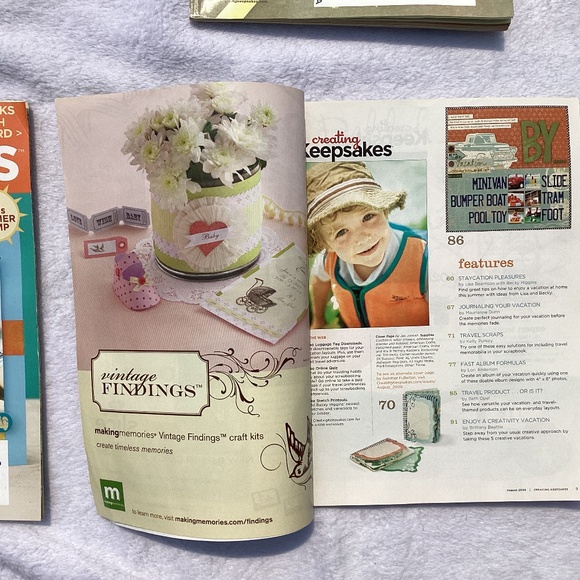 8 Creating Keepsakes Crafting Scrapbook Magazines - Picture 10 of 11